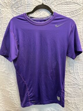 Nike Pro Dri-FIT Purple Short Sleeve Shirt